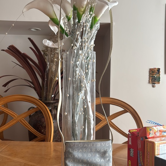 EUC Bvlgari Denim Mini Pouchette Shoulder Bag - Picture 8 of 11